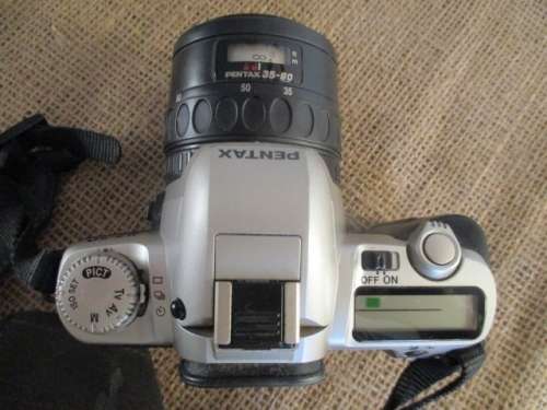 A Vintage Pentax MZ-50 Camera With Pentax 35-80 Lens    Assembled In Philippines