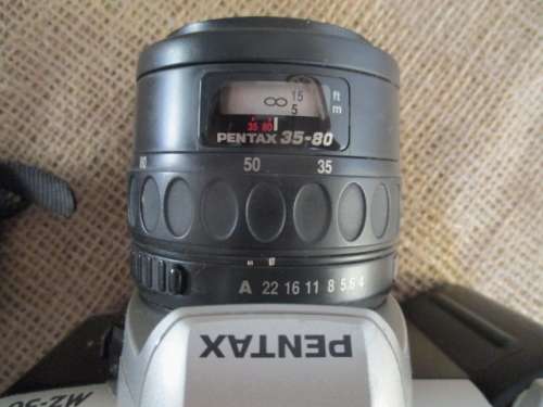 A Vintage Pentax MZ-50 Camera With Pentax 35-80 Lens    Assembled In Philippines