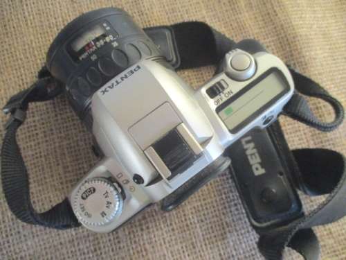 A Vintage Pentax MZ-50 Camera With Pentax 35-80 Lens    Assembled In Philippines