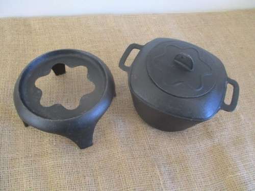 A Great Cast Iron Fondue Pot But Even More Ideal For That Potjie !!!