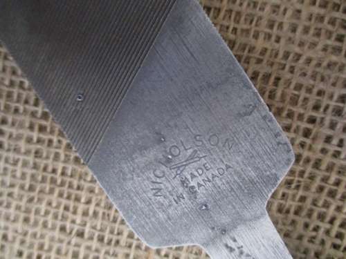 Relisted - Nice To Have...This Vintage Flat Smooth Nicholson File     Made In Canada