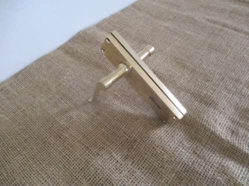 One Lovely Pair Of Beautiful Vintage Brass Door Handles Plus One Door Handle Free