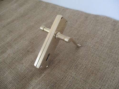 One Lovely Pair Of Beautiful Vintage Brass Door Handles Plus One Door Handle Free