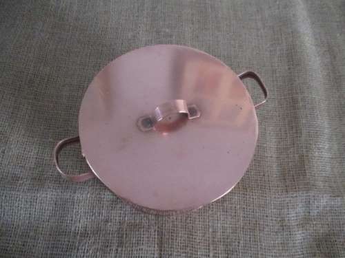 Beautiful Vintage Copper Lidded Pot