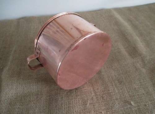 Beautiful Vintage Copper Lidded Pot