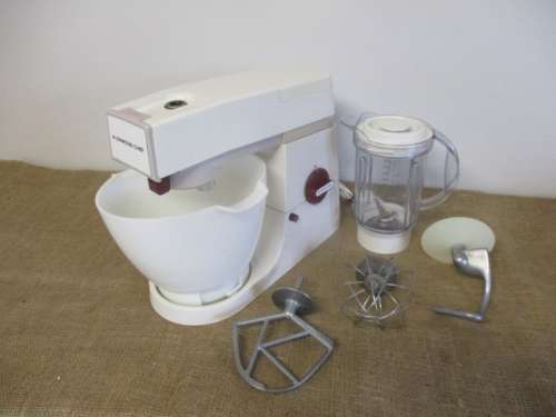 A Vintage A9010 Kenwood Chef With Original Bowl, Accessories And Liquidiser     1976