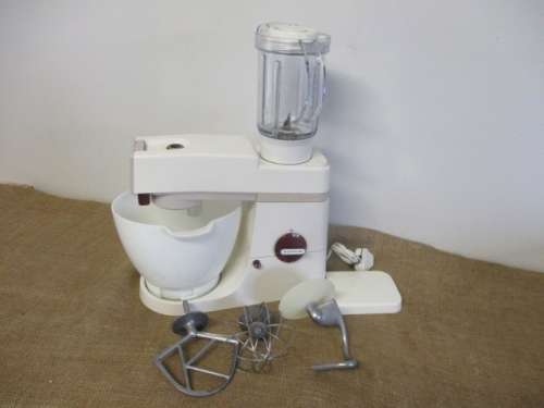A Vintage A9010 Kenwood Chef With Original Bowl, Accessories And Liquidiser     1976