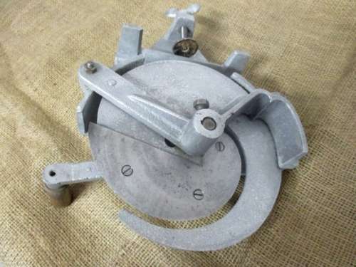 A Handy Cast Aluminum Table Mounted Hand Operated Biltong Slicer