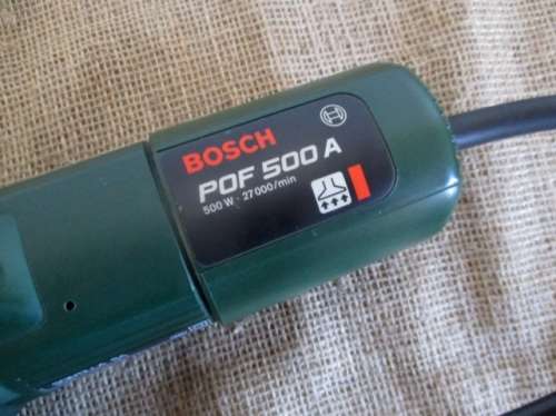 Nice Bosch POF 500 A Router    500 W      27000/min                 Made in Switzerland
