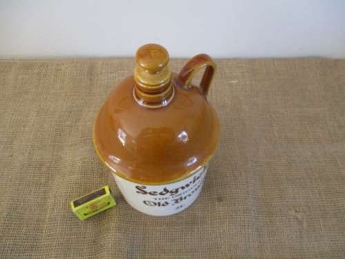 Beautiful Vintage 2x Lt Sedgwick's The Original Old Brown Cherry Decanter