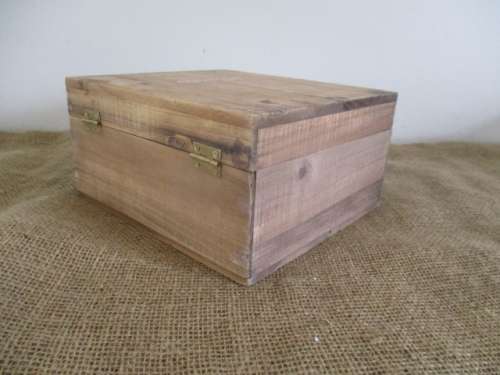 A Handsome Looking 750ml Olive Oil Wooden Box With Hinged Lid