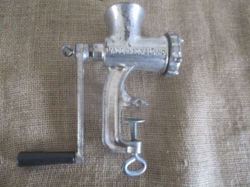 Vintage No 5 Spong Meat Mincer       Complete      Made In England