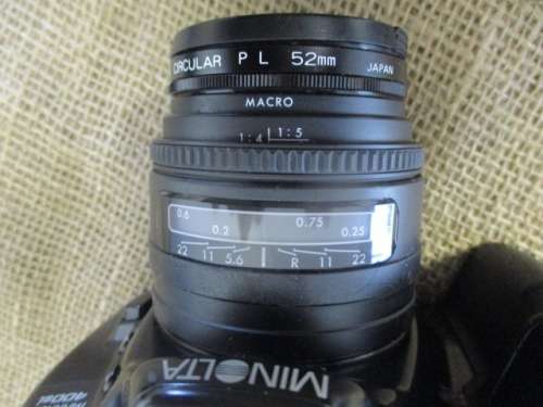 Vintage Minolta Maxxum 400si Camera With Sigma Lens & Minolta AF 35-70 Lens In Original Bag   1994