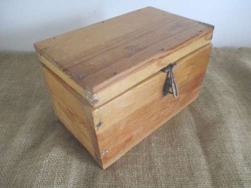 Lovely Old Wooden Farm Box