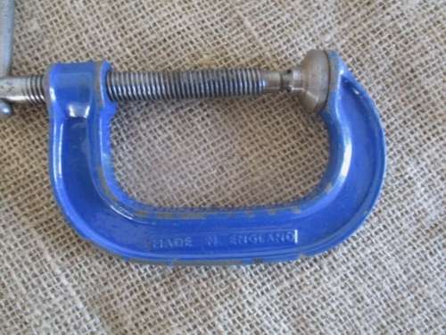 Three Strong G-Clamps - 2x 3'' Record G-Clamps Made In England & SA and 1x 4" Biehl G-Clamp Brazil