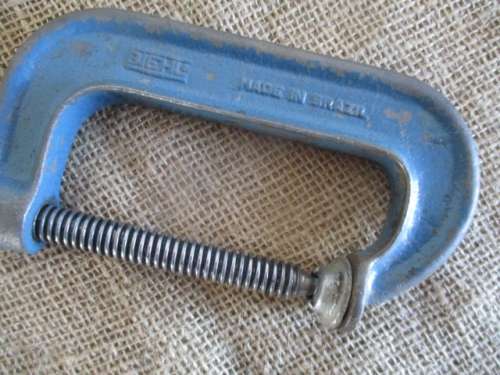 Three Strong G-Clamps - 2x 3'' Record G-Clamps Made In England & SA and 1x 4" Biehl G-Clamp Brazil