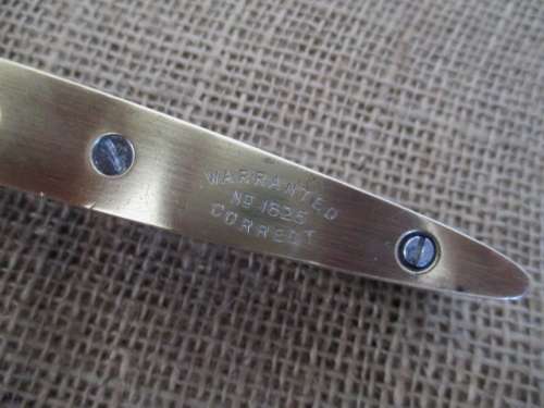 J Rabone & Sons Vintage #1625 Spirit Level, #1243 Brass Ruler & #53 Rabone Chesterman Metal Ruler