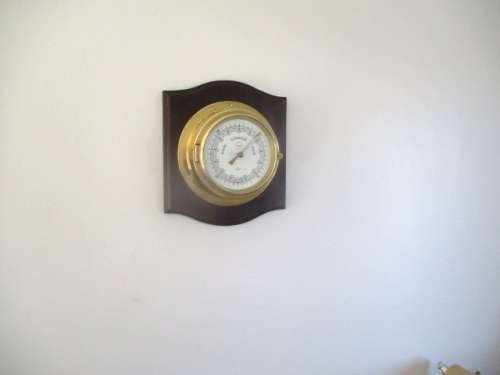 A Lovely Vintage Barigo Twin Diaphragm Doppeldose Weather Barometer    Made In Germany