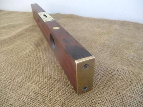 Very Rare Wood And Brass Stanley No 03 Sweatheart 24" Water Level     Made In USA     Early 1900's