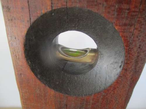 Very Rare Wood And Brass Stanley No 03 Sweatheart 24" Water Level     Made In USA     Early 1900's