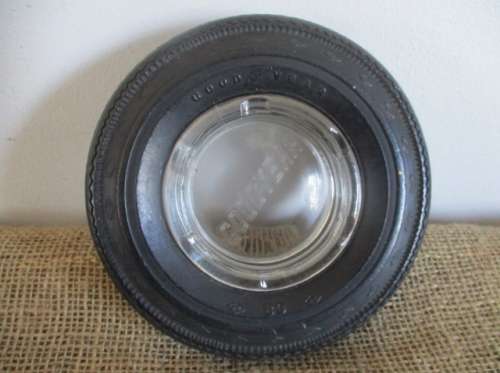 Cute Vintage Good Year G8 Automobile Tyre Ashtray