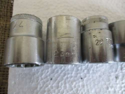 Nice set of 14x Socket Pieces With Hazet 470mm Swivel Handle In Stahlwille Toolbox Plus X-Tras