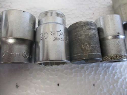 Nice set of 14x Socket Pieces With Hazet 470mm Swivel Handle In Stahlwille Toolbox Plus X-Tras