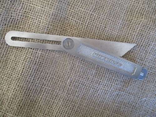 Beautiful Vintage Stanley No 18 Sliding Bevel T-Square       Made In USA