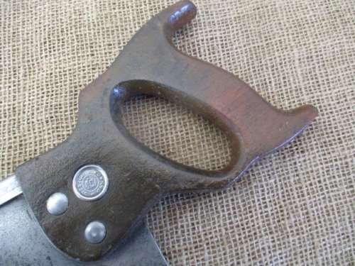 Nice Vintage Disston 14 Inch Back Saw           Made In Canada