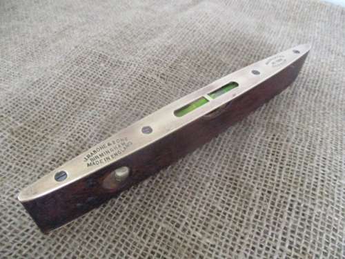 Antique J. Rabone & Sons No1626 Warranted Correct Boat Type Spirit Level Birmingham  England