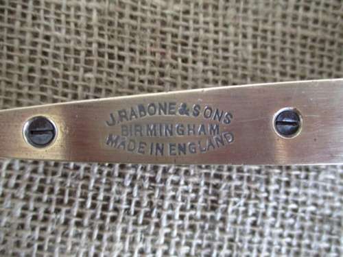 Antique J. Rabone & Sons No1626 Warranted Correct Boat Type Spirit Level Birmingham  England