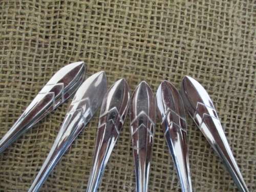 Vintage Chrome On Nickel Silver 84 Dessert Set In Original Box  Sheffield, England