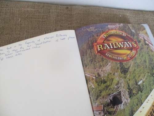 Railway Vintage...Encyclopedia Of Railways By O.S.Nock  Foreword By John Coiley, Keeper BNR Museum