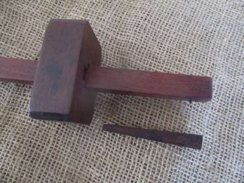 A Nice Collection Of Vintage Carpenter's Tools : Stanley 110 Block Plane-  Saw-  Claw Hammer- Scribe
