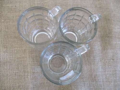 Three Highly Collectable Vintage Kronenbrau 1308 Beer Mugs     Louis Luyt Breweries    1970