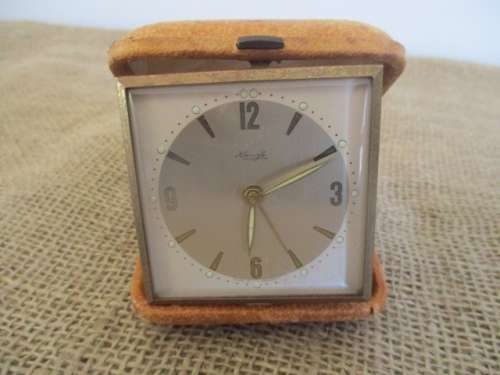 Cute Vintage Kienzle Travel Clock                       Made In Germany