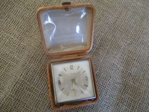 Cute Vintage Kienzle Travel Clock                       Made In Germany