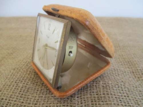 Cute Vintage Kienzle Travel Clock                       Made In Germany