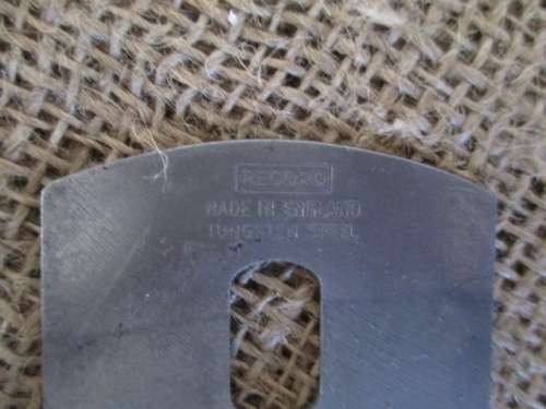 Vintage Record 051 Spoke Shave Wood Plane     Made In England       Complete