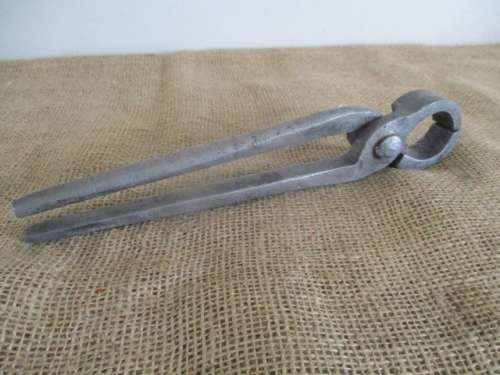 Remember The Blacksmith In Your Village.......Antique Solid Steel Blacksmith Tong