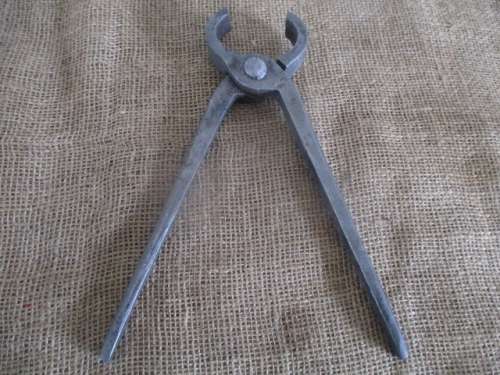 Remember The Blacksmith In Your Village.......Antique Solid Steel Blacksmith Tong