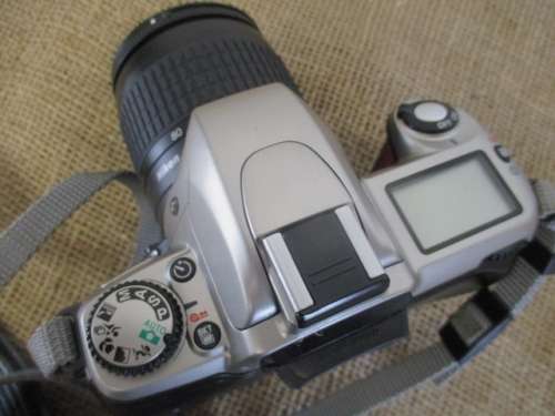 Beautiful Vintage Nikon F65 Camera With Nikon AF Nikkor 28-50mm Lens In Nikon Shoulder Bag   2001