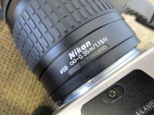 Beautiful Vintage Nikon F65 Camera With Nikon AF Nikkor 28-50mm Lens In Nikon Shoulder Bag   2001