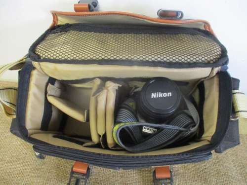 Beautiful Vintage Nikon F65 Camera With Nikon AF Nikkor 28-50mm Lens In Nikon Shoulder Bag   2001