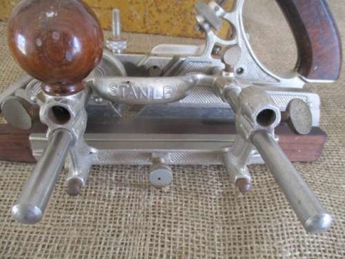 Rare !! Vintage Stanley Sweetheart No 45 Combination Plane With 23x Cutters In Original Metal Case