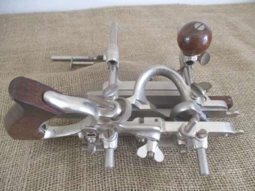 Rare !! Vintage Stanley Sweetheart No 45 Combination Plane With 23x Cutters In Original Metal Case