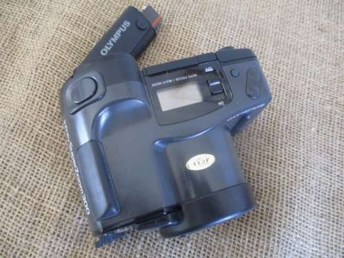 Vintage Olympus Infinity Super Zoom 300 Camera With Olympus Zoom 38 - 105mm Lens In Original Pouch
