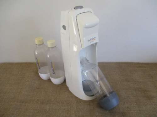 Soda Stream Premium With Model 60 CO2 Gas Bottle Plus Two Extra Soda Stream Plastic Bottles