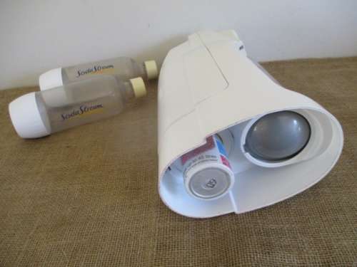 Soda Stream Premium With Model 60 CO2 Gas Bottle Plus Two Extra Soda Stream Plastic Bottles