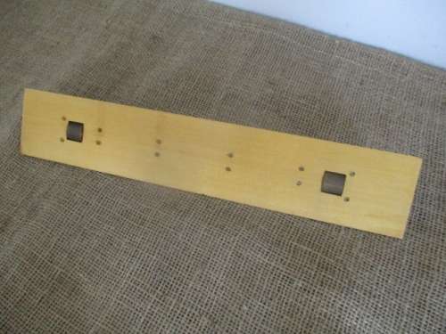 Antique Harling Brass & Steel Nautical Parallel Rolling 14" Ruler In Original Carton Container  1954